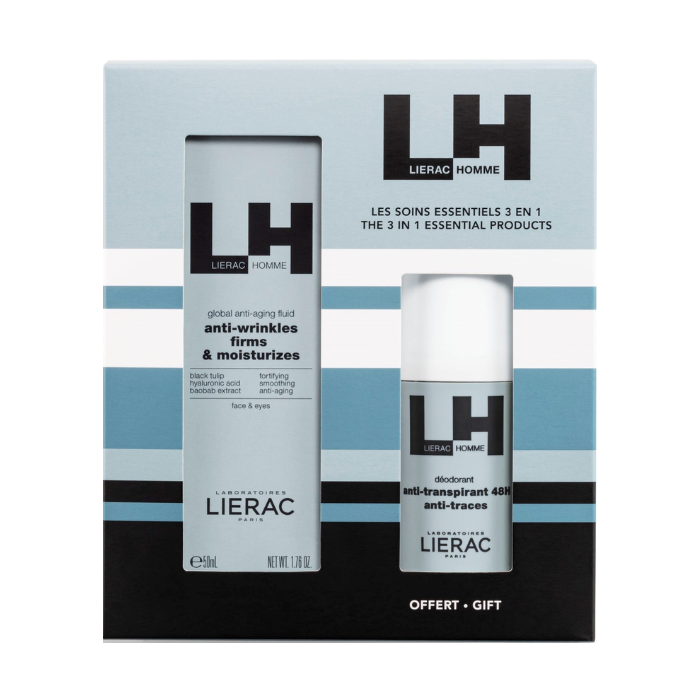 Набір Lierac (Лієрак) Оm (Флюїд антивіковий 50 мл+Дезодорант 50 мл) ціна