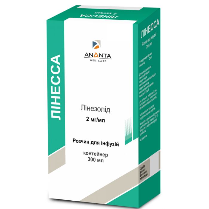Лінесса 2 мг/мл розчин для інфузій 300 мл ціна