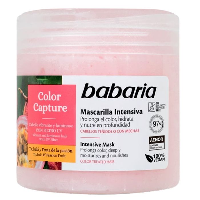 Маска Babaria (Бабарія) інтенсивна для збереження кольору волосся 400 мл в аптеці