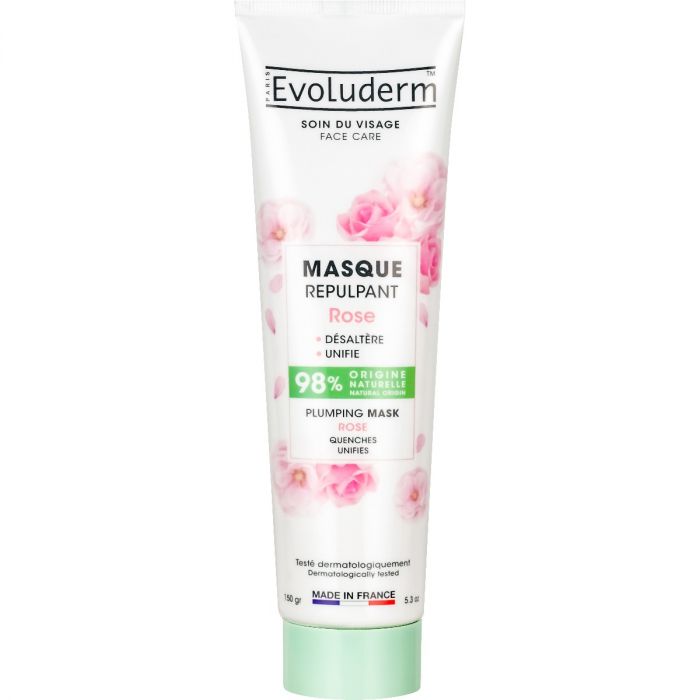 Маска Evoluderm (Еволюдерм) для обличчя вирівнююча з розовою водою, 150 г в аптеці