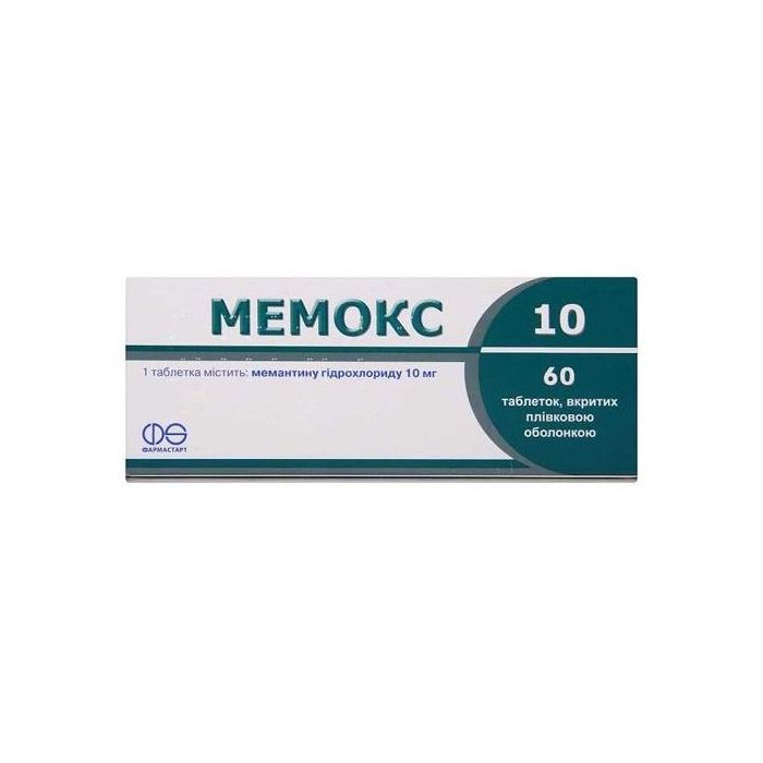 Мемокс 10 мг таблетки №60 недорого