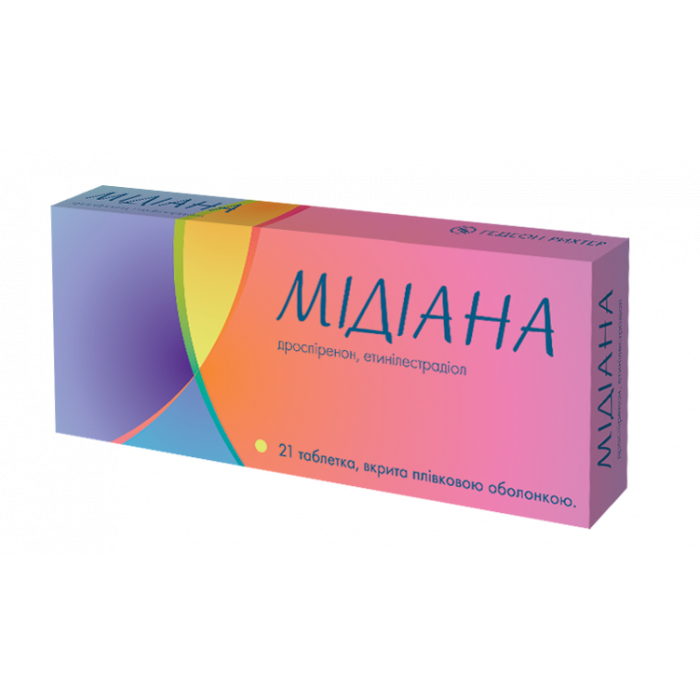 Мидиана таблетки №21  в Украине