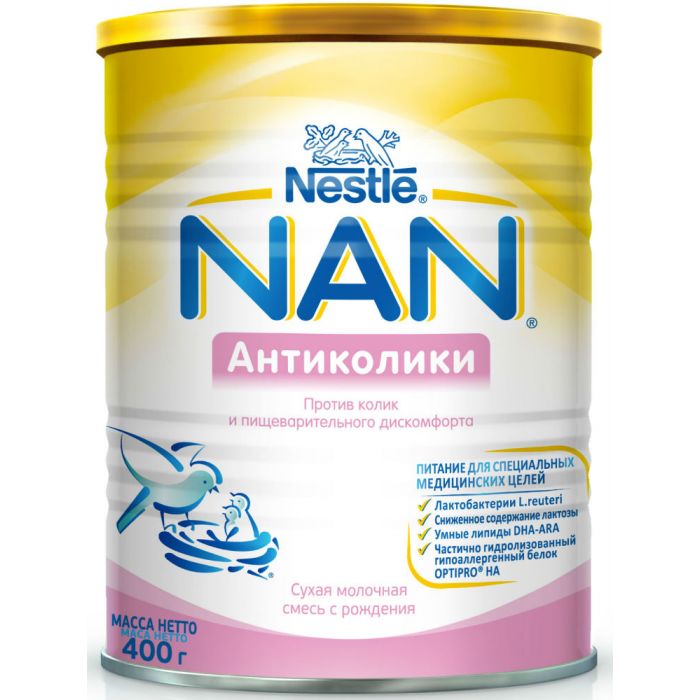 Суміш молочна Nestle NAN Антиколіки (з 0 місяців) 400 г недорого
