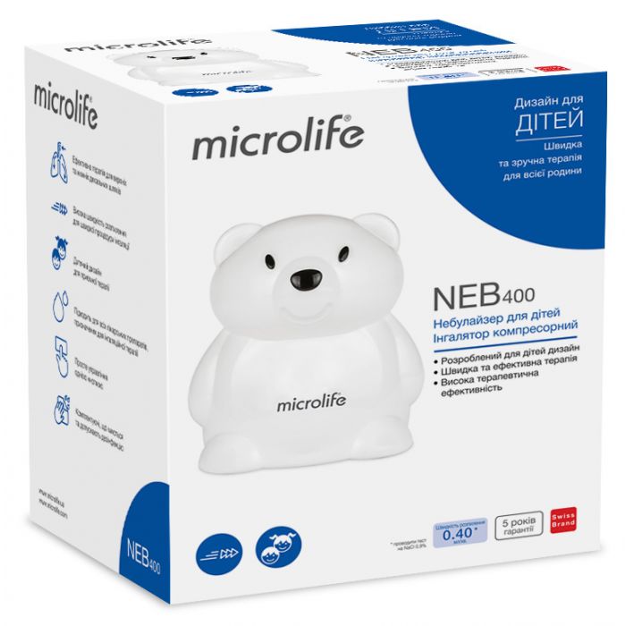 Компресорний інгалятор Microlife NEB 400 замовити