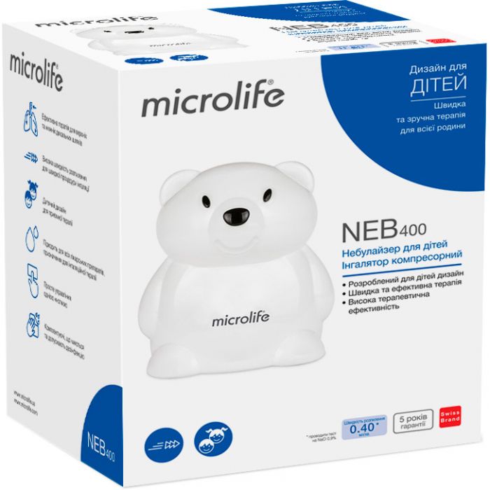 Інгалятор Microlife NEB 400 компресорний в аптеці