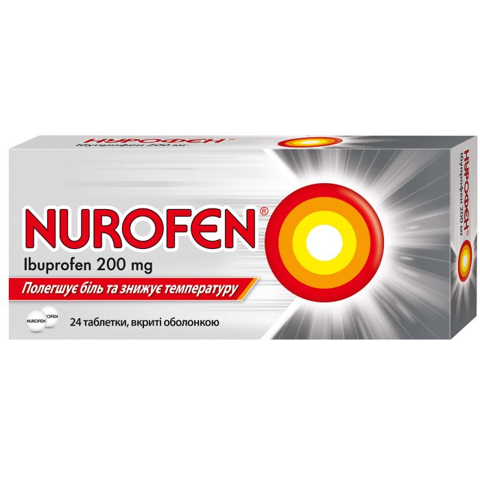 Нурофен 200 мг таблетки №24 цена