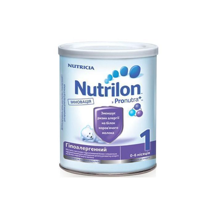 Суміш молочна Nutrilon Гіпоалергенний 1 з 0 до 6 місяців 400 г ціна