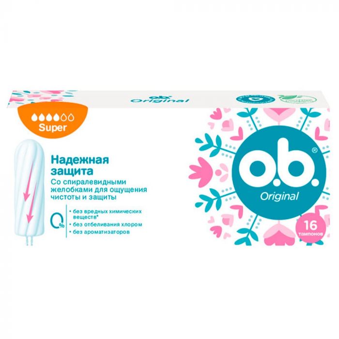 Тампоны o.b. Original Super 16 шт заказать