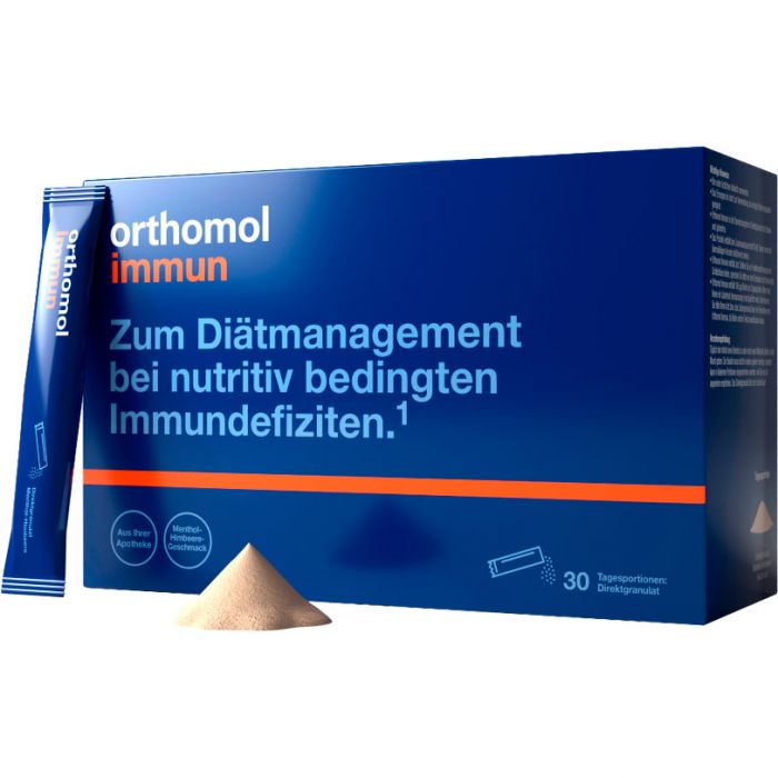 Orthomol Immun Directgranulat Ментол - Малин (відновлення імунної системи) 30 днів саше №30 в Україні