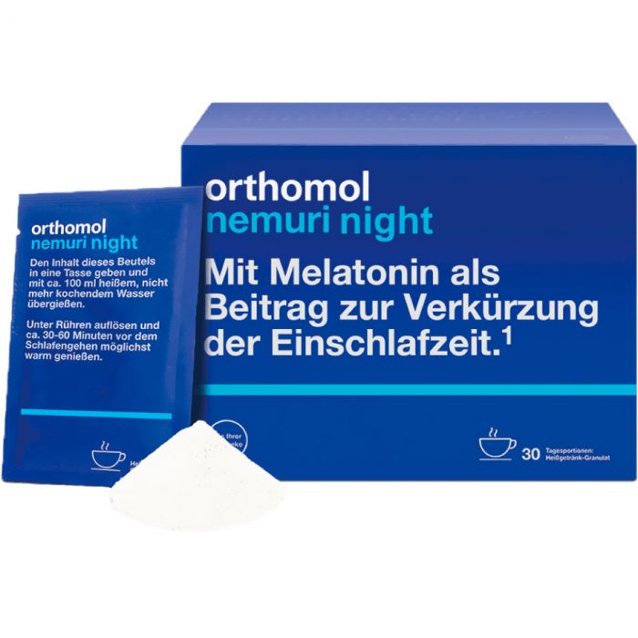 Orthomol Nemuri Night New для здорового сна, 30 дней, гранулы №30 ADD