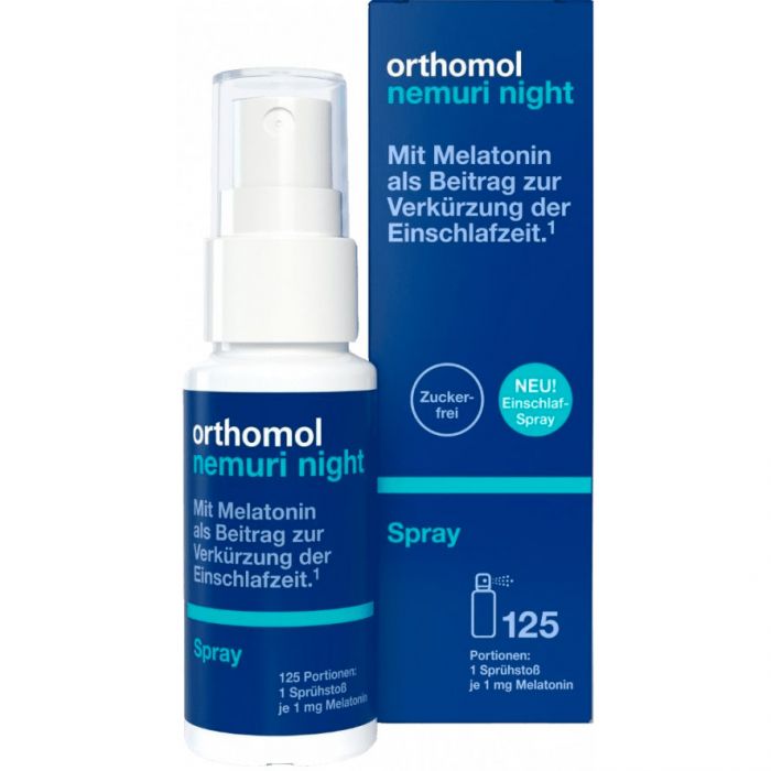 Orthomol Nemuri Night spray для здорового сну, спрей, 25 мл в аптеці