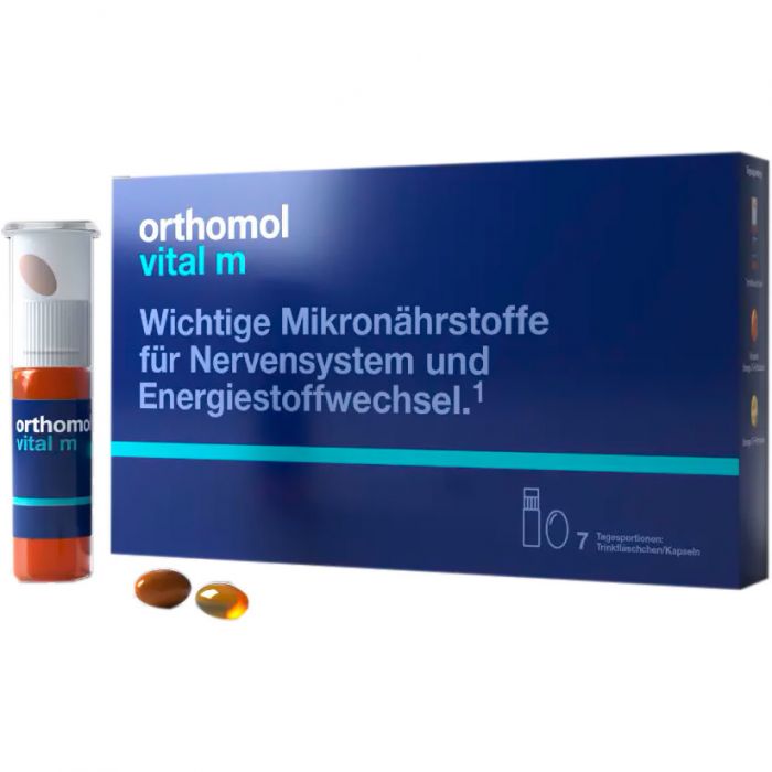 Orthomol Vital M (для чоловіків) 7 днів розчин №7 замовити