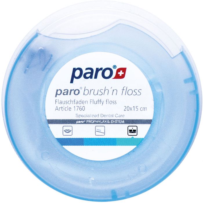 Зубна нитка та щітка Paro Swiss суперфлос, 20x15 см недорого