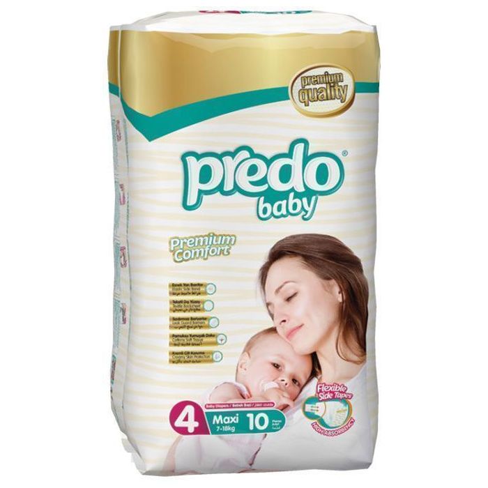 Підгузки Predo Baby Maxi р.4 (7-18 кг) 10 шт ADD