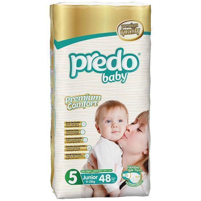 Подгузники Predo Baby Junior р.5 (11-25 кг) 48 шт цена
