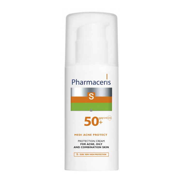Крем Pharmaceris S Sun Protect солнцезащитный для кожи с акне SPF50+ 50 мл в аптеке