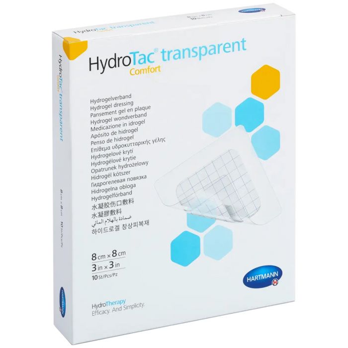 Пов'язка гідрогелева HydroTac transparent Comfort 8 см x 8 см. недорого