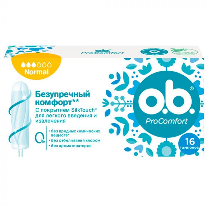 Тампони o.b. ProComfort Normal 16 шт ADD