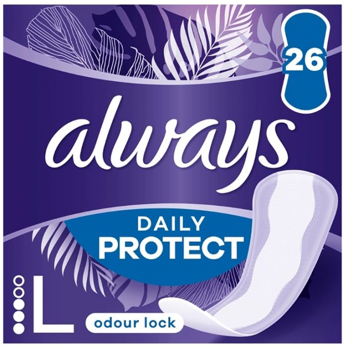 Прокладки ежедневные Always Daily Protect Long №26 ADD
