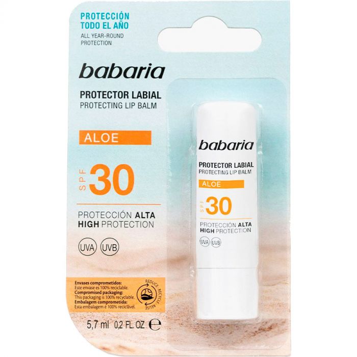 Бальзам Babaria (Бабарія) Алое Вера захисний для губ SPF30 5,7 мл ціна