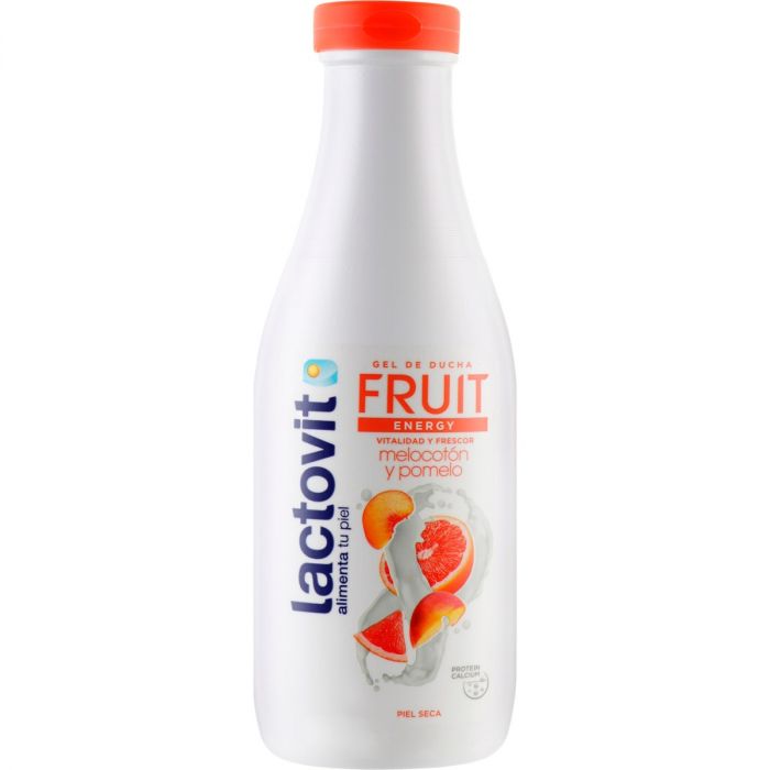 Гель для душу Lactovit Fruit Energy Персик та грейпфрут, 600 мл ADD