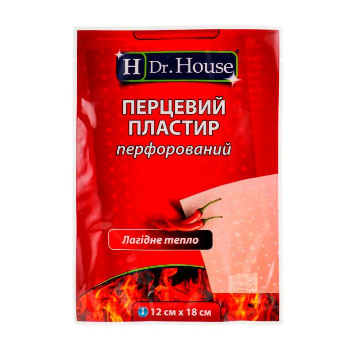 Пластир перцевий H Dr. House Лагідне тепло 12х18 см фото