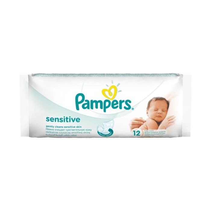 Серветки вологі Pampers Sensetive №12 в аптеці