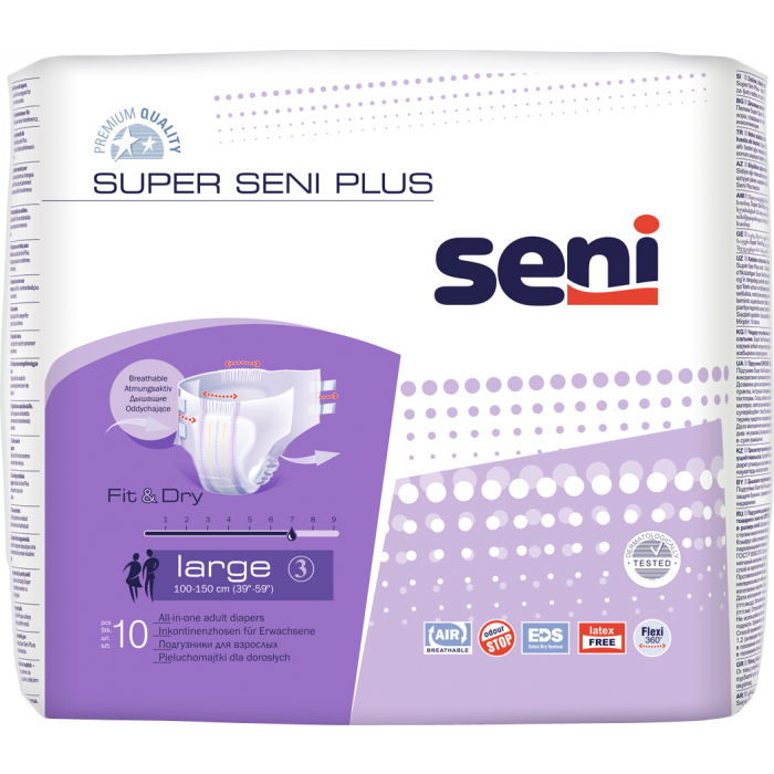 Підгузки для дорослих Super Seni Plus large air 10 шт ADD