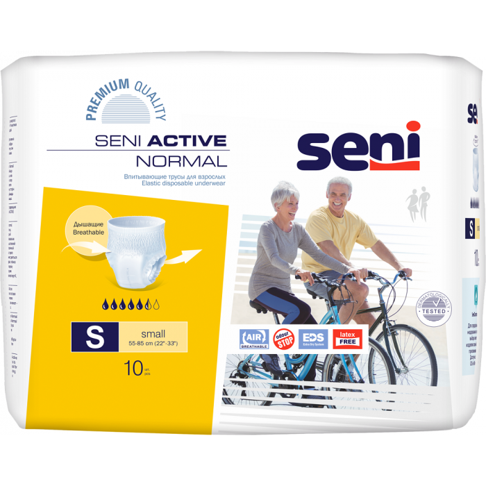 Підгузки для дорослих Seni Active Normal Small №10 шт в інтернет-аптеці