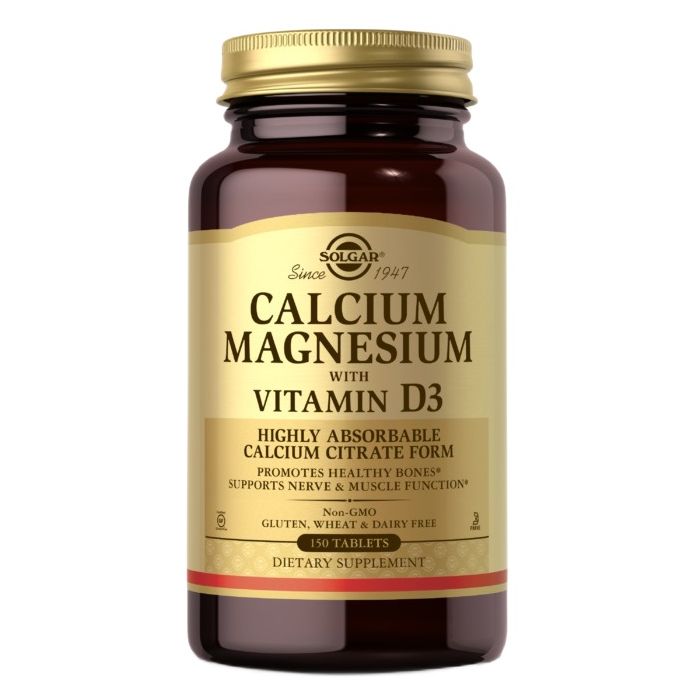 Solgar (Солгар) Calcium Magnesium With Vitamin D3 (Кальцій-Магній з вітаміном D3) таблетки №150 купити