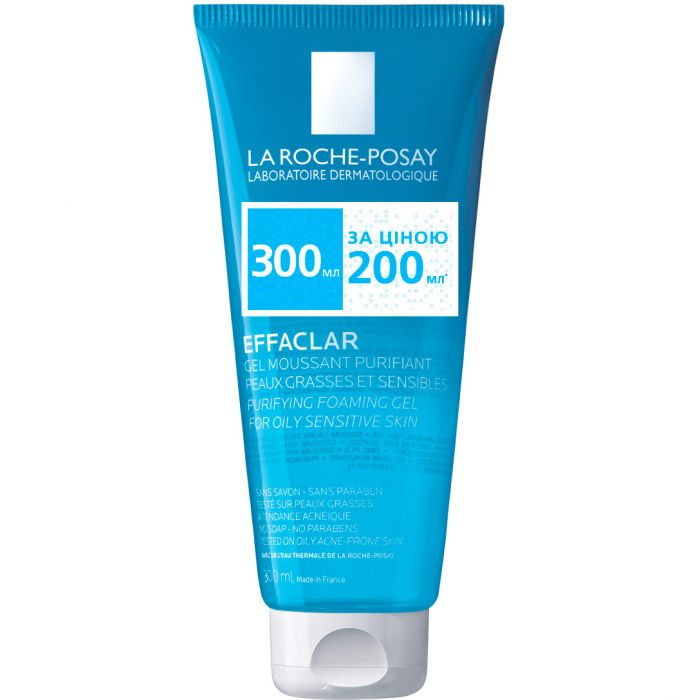 Гель-Мусс La Roche-Posay Effaclar для очищення проблемної шкіри 200 мл ціна