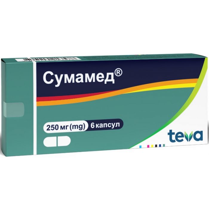 Сумамед 250 мг капсули №6  ADD