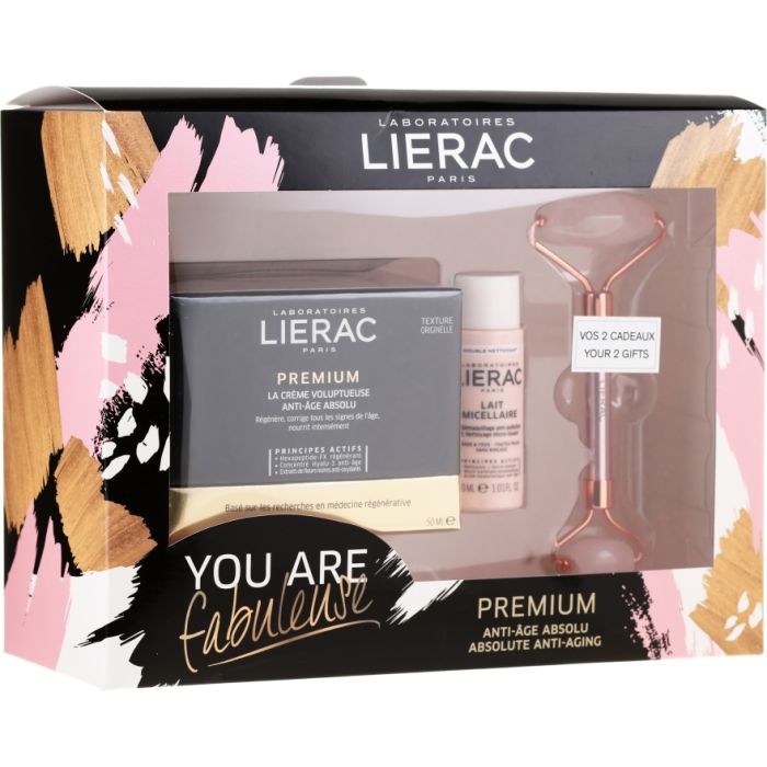Набір Lierac Premium (Крем Premium 50 мл + міцелярний засіб 30 мл і Масажний ролер в подарунок) - фото №1 Набір Lierac Premium (Крем Premium 50 мл + міцелярний засіб 30 мл і Масажний ролер в подарунок) фото