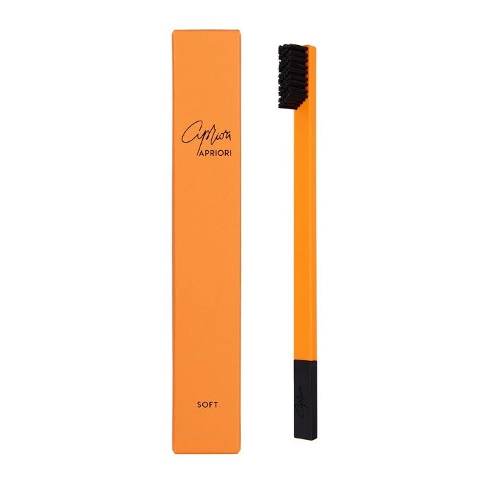 Зубна щітка Apriori (Апріорі) Slim Tangerine Glow м'яка, 1 шт. фото