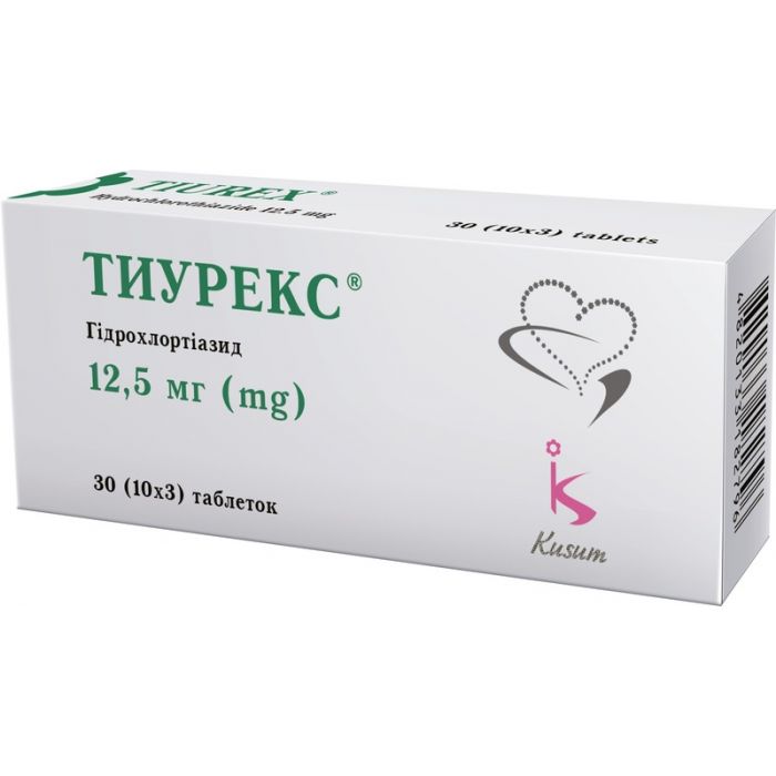 Тиурекс 12,5 мг таблетки №30 фото