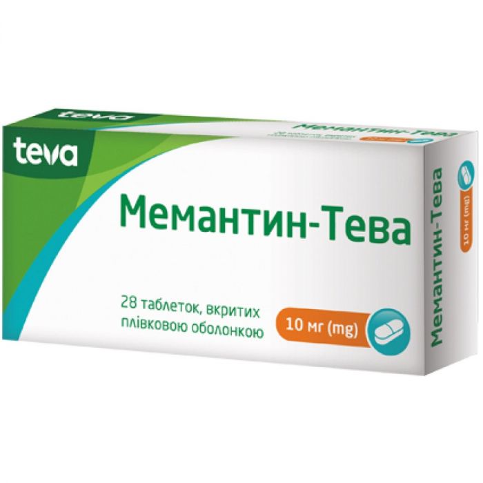 Мемантин-Тева 10 мг таблетки №28 фото