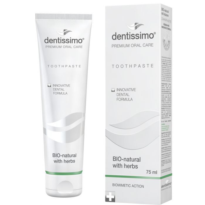 Зубна паста Dentissimo Bio-Natural With Herbs 75 мл ціна