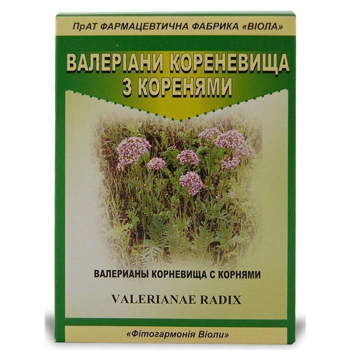 Валеріани корневище 50 г замовити