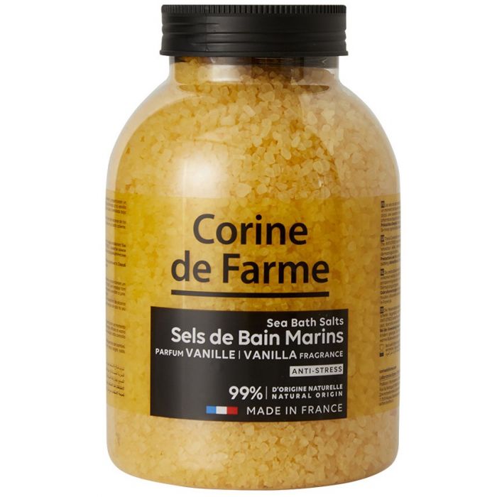 Сіль морська Corine De Farme (Корін Де Фарм) для ванн Ваніль 1,3 кг фото