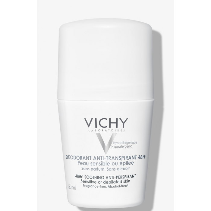 Дезодорант-антиперсперант кульковий Vichy 48 годин для чутливої шкіри 50 мл в інтернет-аптеці