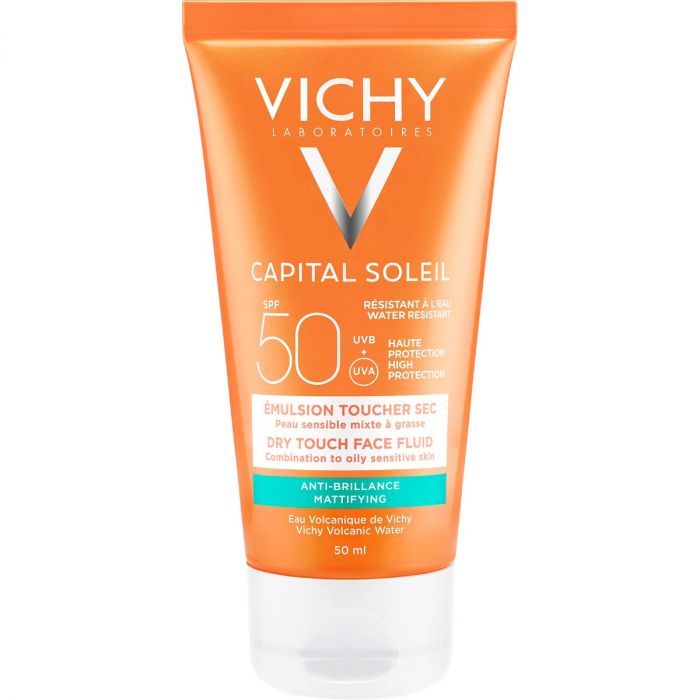 Емульсія Vichy Capital Ideal Soleil SPF 50 Сонцезахисна матова для обличчя, 50 мл замовити