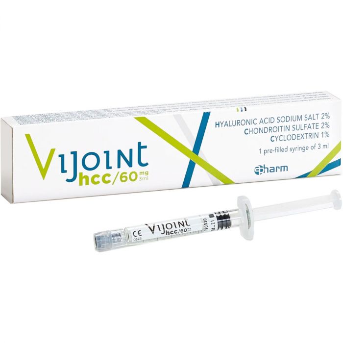 Протез синовіальної рідини для суглобів Vijoint HCC (Віджоінт HCC) 60 мг/3 мл шприц №1 фото
