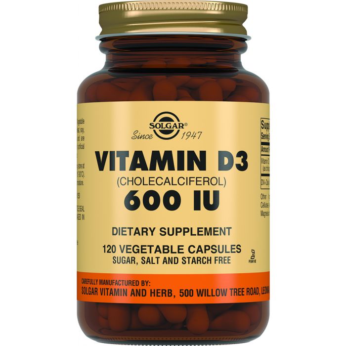 Solgar Вітамін D3 600 МО капсули №120 ADD