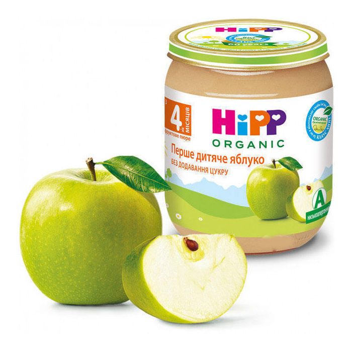 Пюре Hipp 1832 яблуко (з 4 місяців) 125 г в Україні