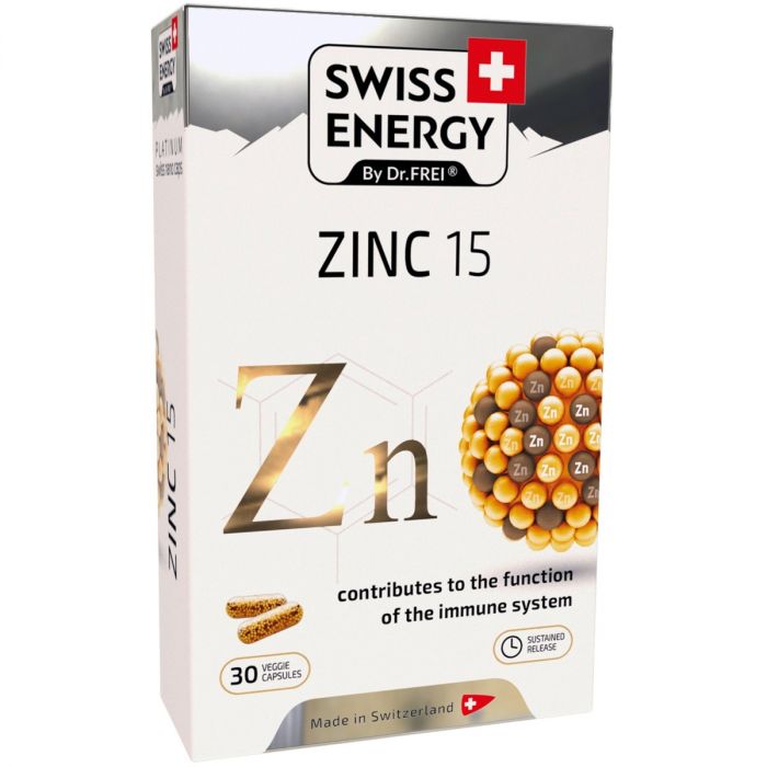 Swiss Energy (Свісс Енерджі) Zinc 15 мг капсули №30 замовити