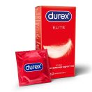 Презервативи латексні з силіконовою змазкою  DUREX  Elite (тонкі), 12 шт.  ADD