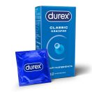 Презервативы латексные с силиконовой смазкой DUREX Сlassic (классические), 12 шт. ADD