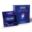 Презервативы латексные с силиконовой смазкой DUREX Dual Extase (рельефные с анестетиком), 3 шт.  заказать
