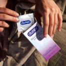 Презервативи латексні з силіконовою змазкою DUREX Invisible Extra Lube (ультратонкі з додатковою змазкою), 12 шт. ціна