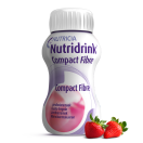 Ентеральне харчування Nutridrink Compact Fibre зі смаком полуниці 4х125 мл мініатюра фото №2 Ентеральне харчування Nutridrink Compact Fibre зі смаком полуниці 4х125 мл в інтернет-аптеці